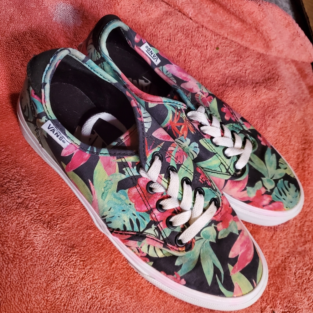 Vans Floral Shoes